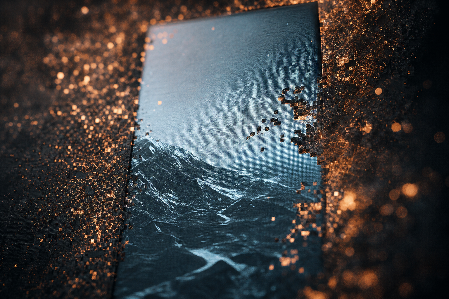 Frames verticales apilados de minidrama de marca TikTok sobre fondo cinematográfico oscuro
